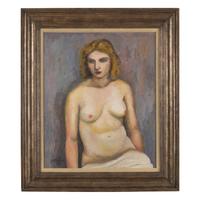 Walt Kuhn (American, 1880-1940) — Seated Nude , 1933