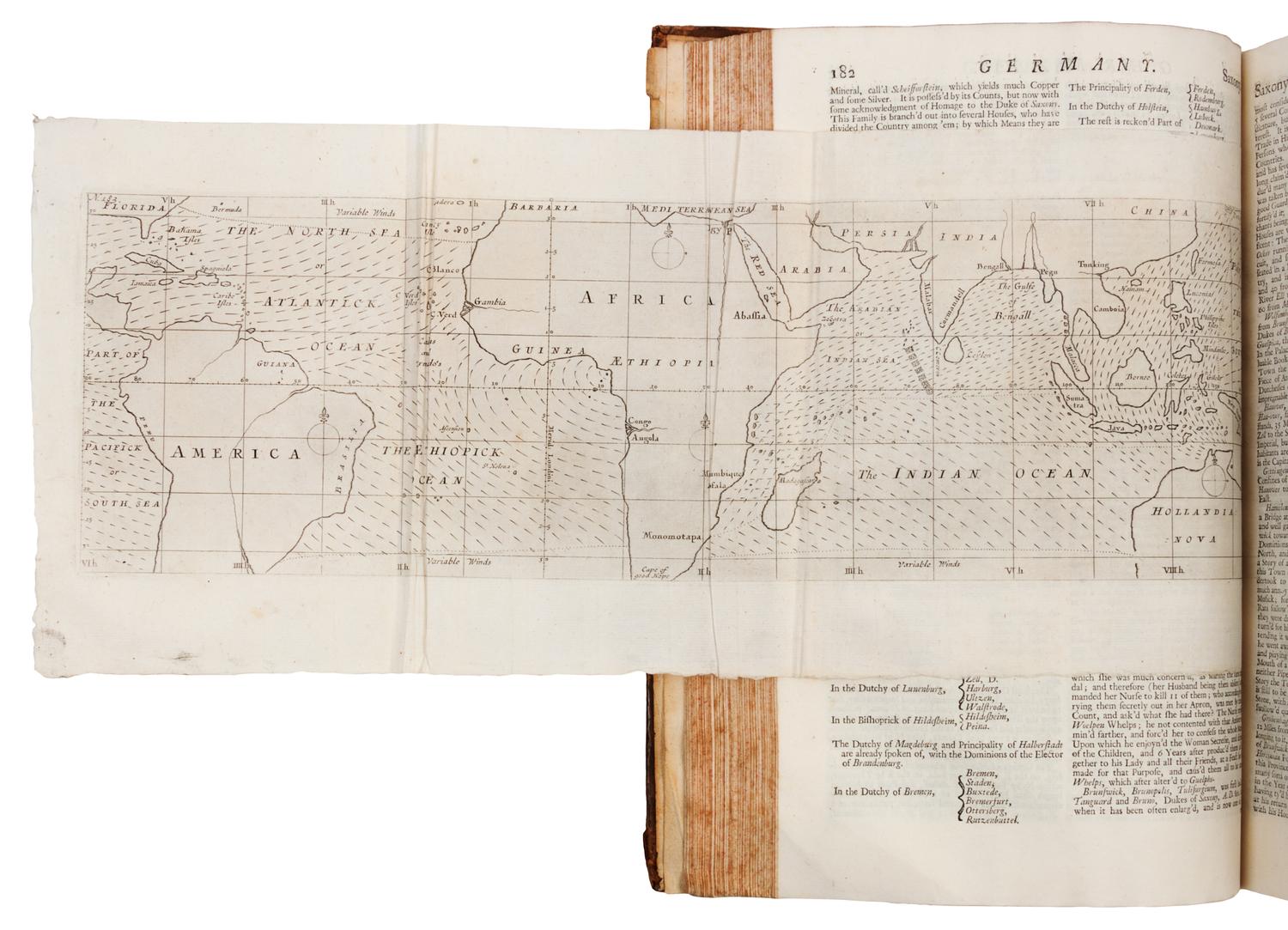 MOLL, Herman. The Compleat Geographer. London: J. Knapton, et