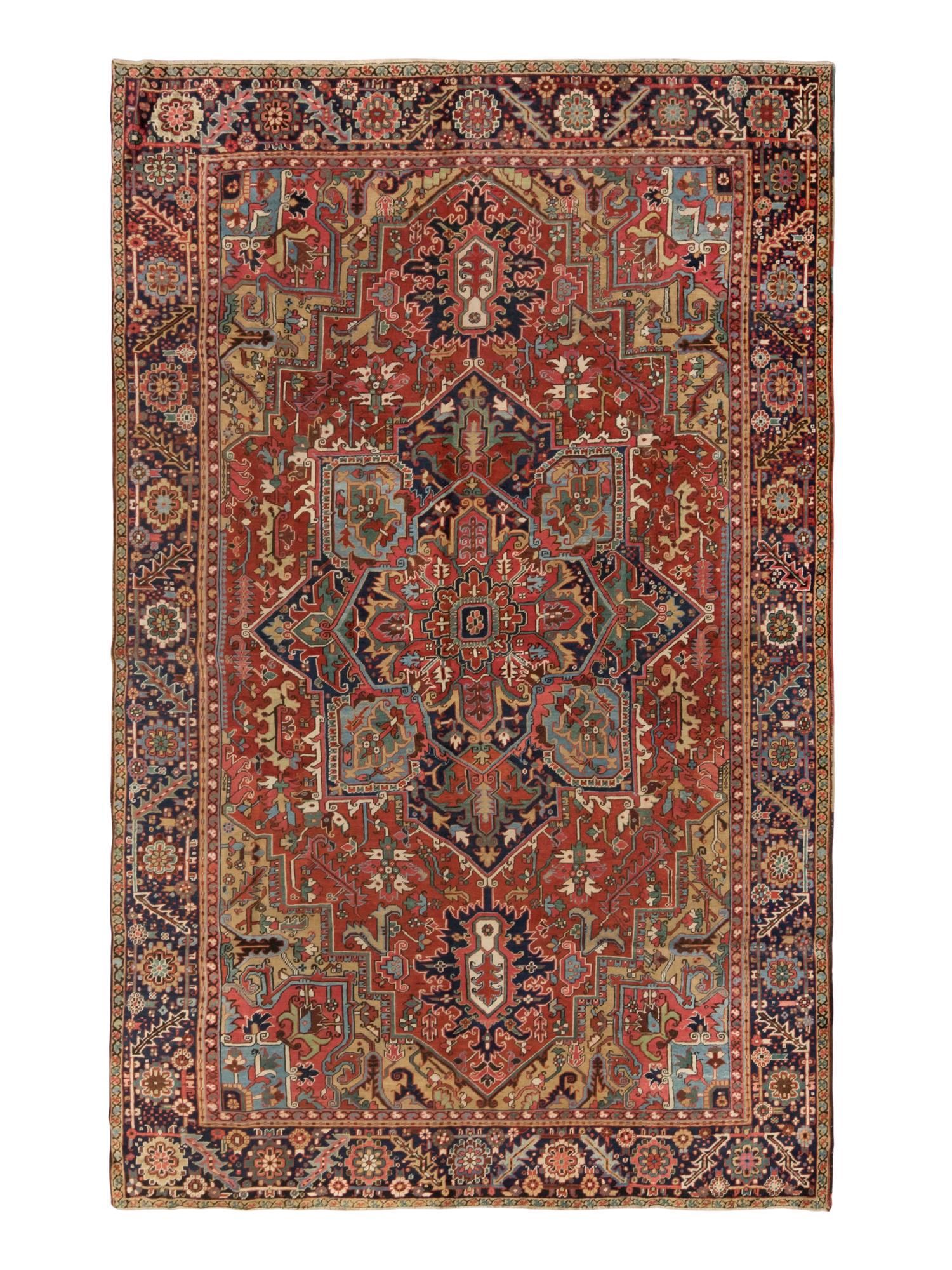 A Heriz Rug