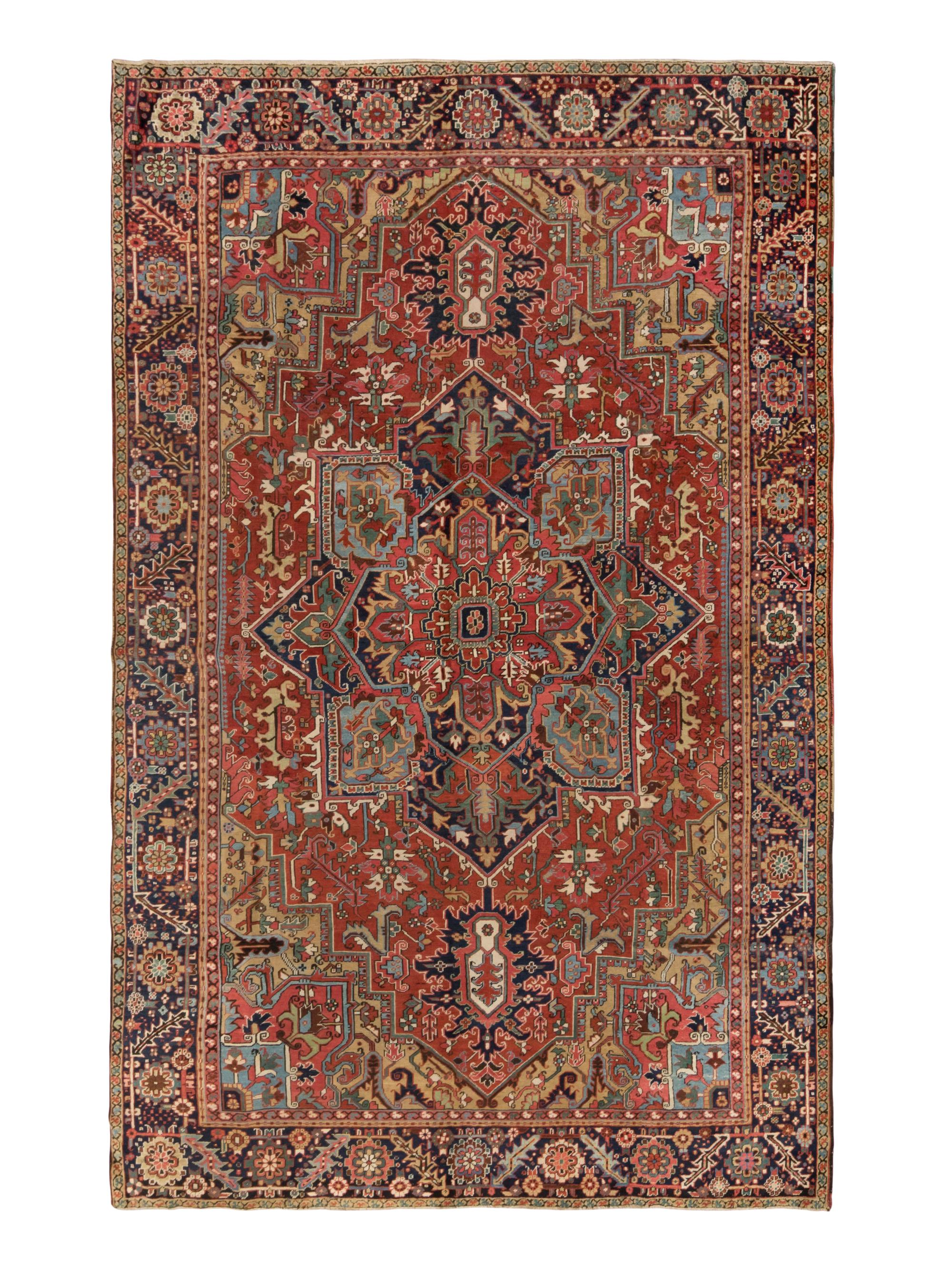 A Heriz Rug