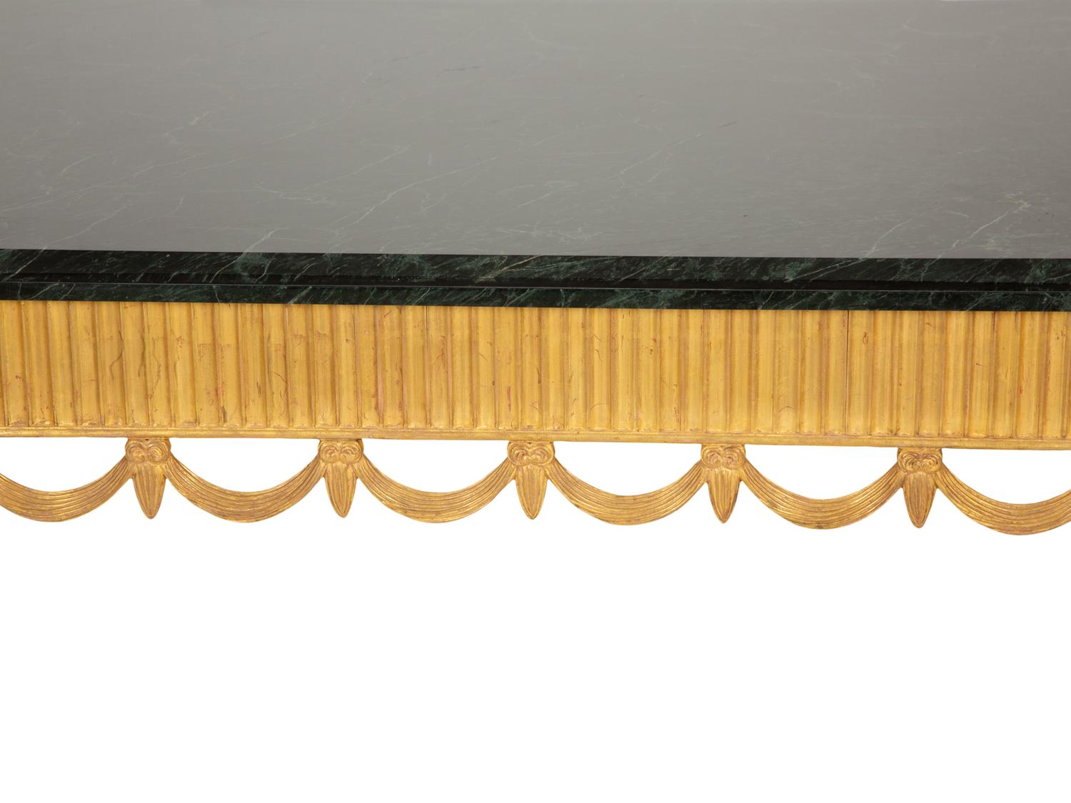 A Louis XVI Style Marble-Top Center Table