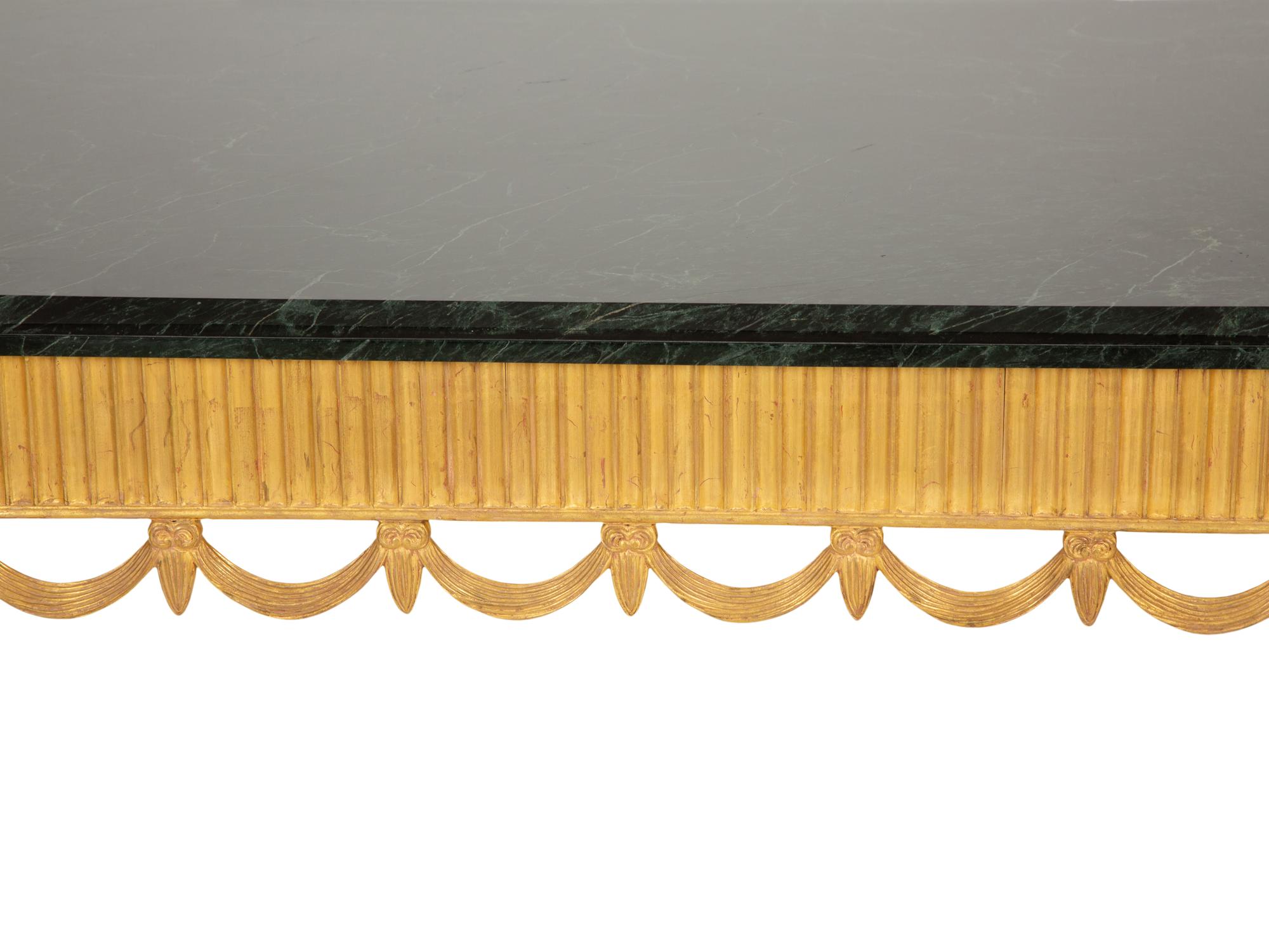 A Louis XVI Style Marble-Top Center Table