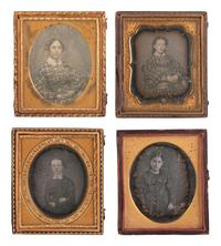 [EARLY PHOTOGRAPHY]. 20 sixth plate daguerreotypes of adolescent and teenage girls.