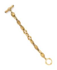 YELLOW GOLD AND DIAMOND BRACELET