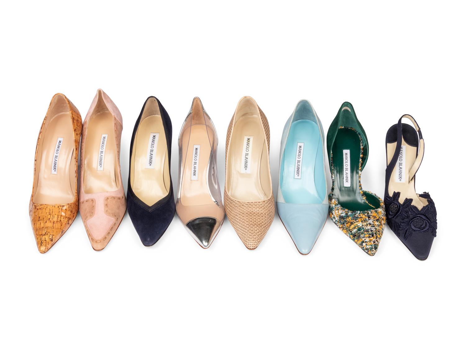 Manolo Blahnik, Eight Pairs of Shoes