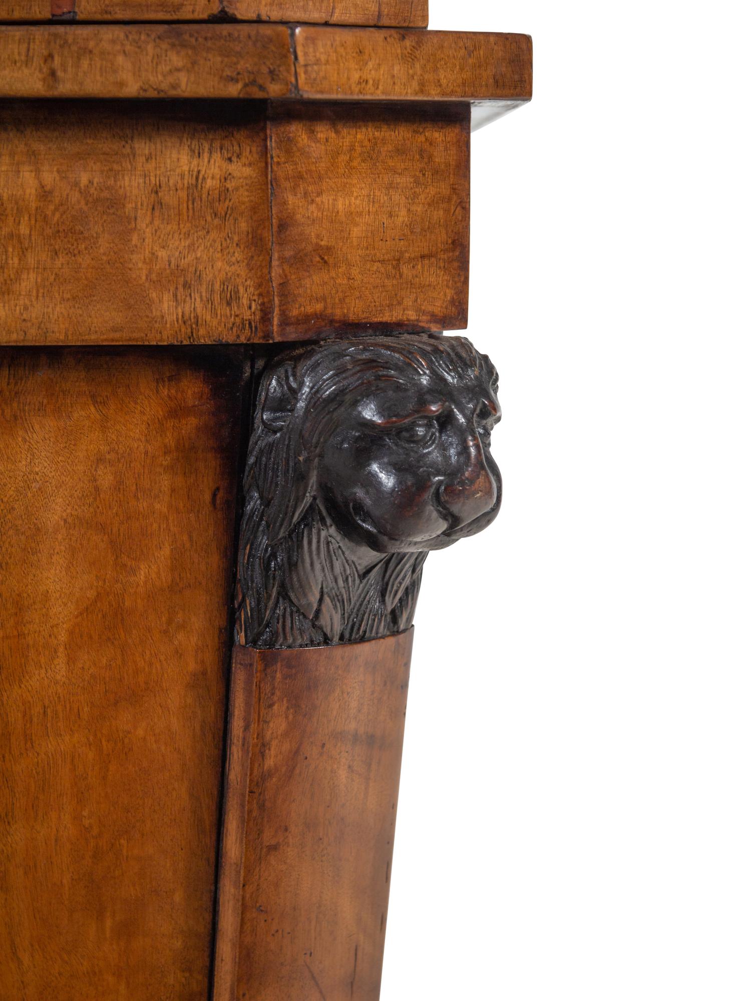 A Massive Regency Parcel Ebonized Mahogany Cellarette
