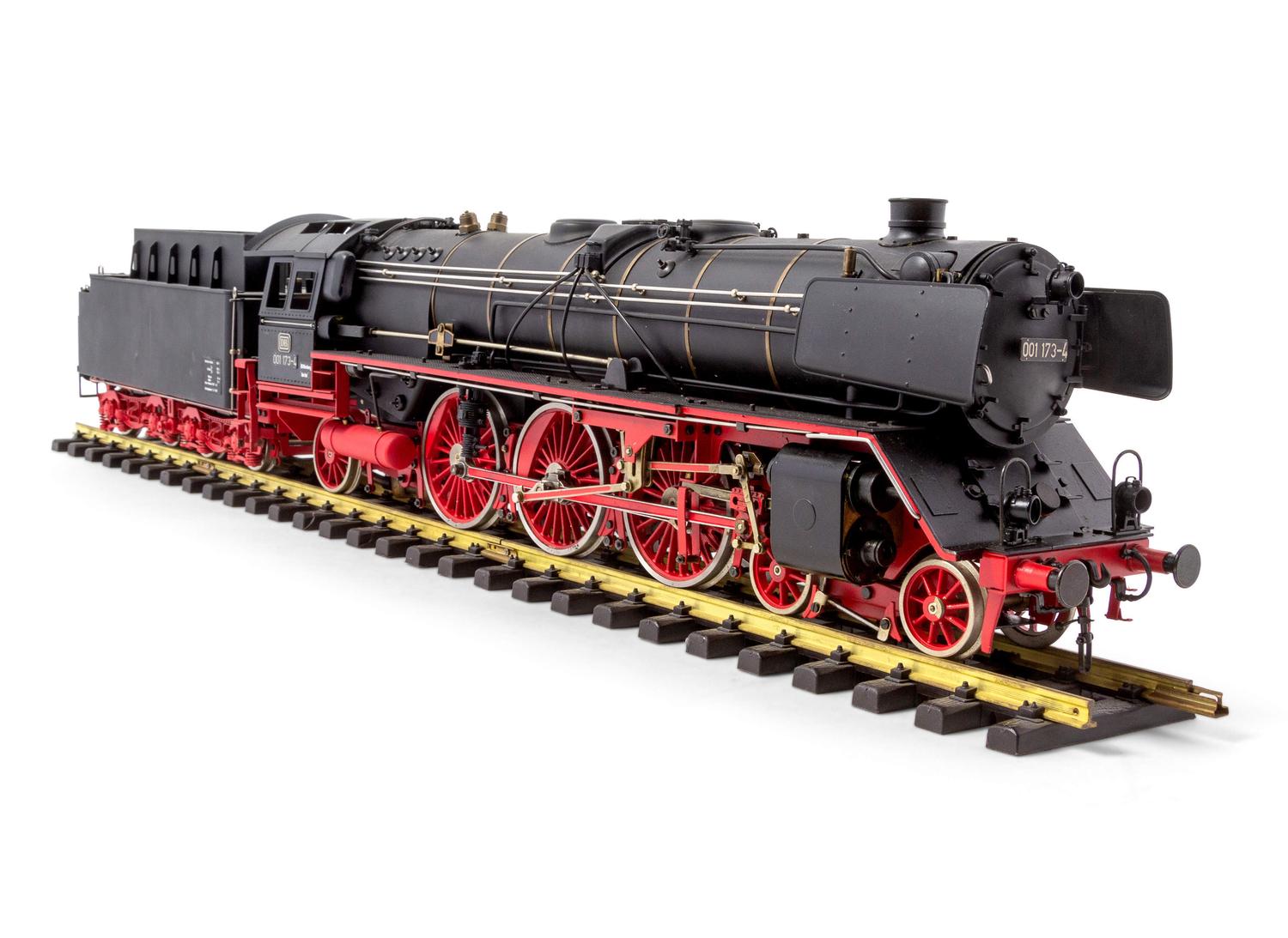 An Aster/Fulgurex Polychrome 1-Gauge DB 4-6-2 Locomotive and Tender