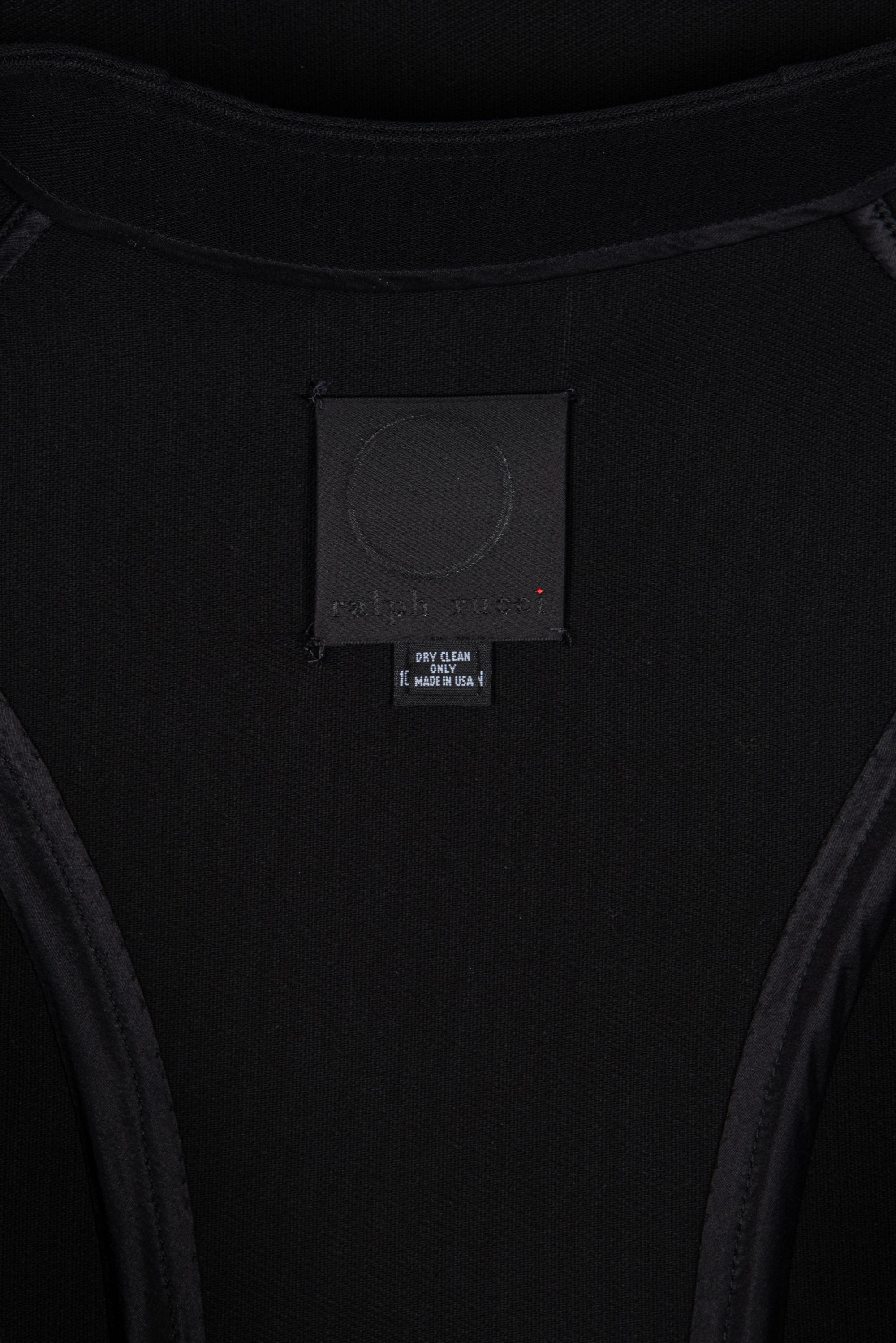 Ralph Rucci Coat Trimmed with Silk Taffeta, 2000-10s