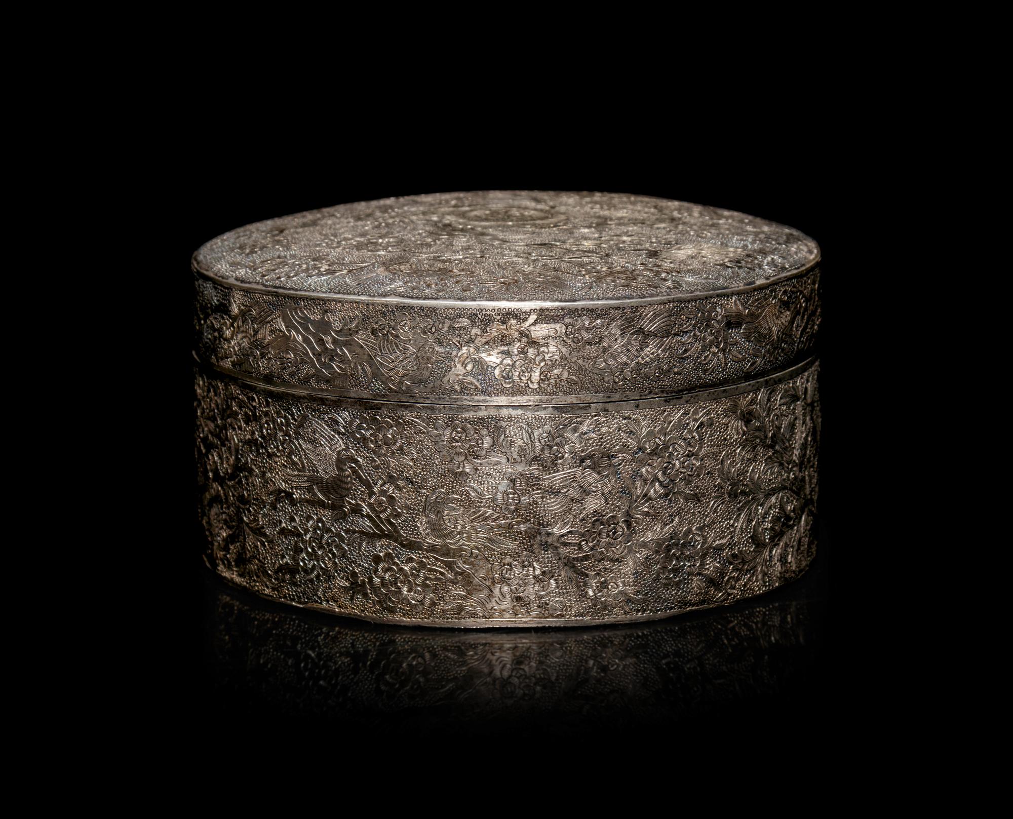 A Silver Covered Box