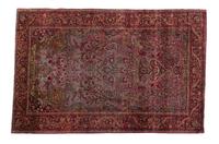 A Silk Tabriz Rug 6 feet 6 x 4 feet 3 1/2 inches. — 20TH CENTURY