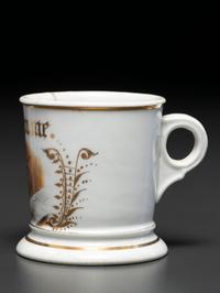 A Police Officer's Porcelain Occupational Shaving Mug
