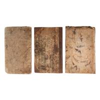 [AMERICANA]. A group of several account books and apprentice books from identified users. [Ca mid-19th century].