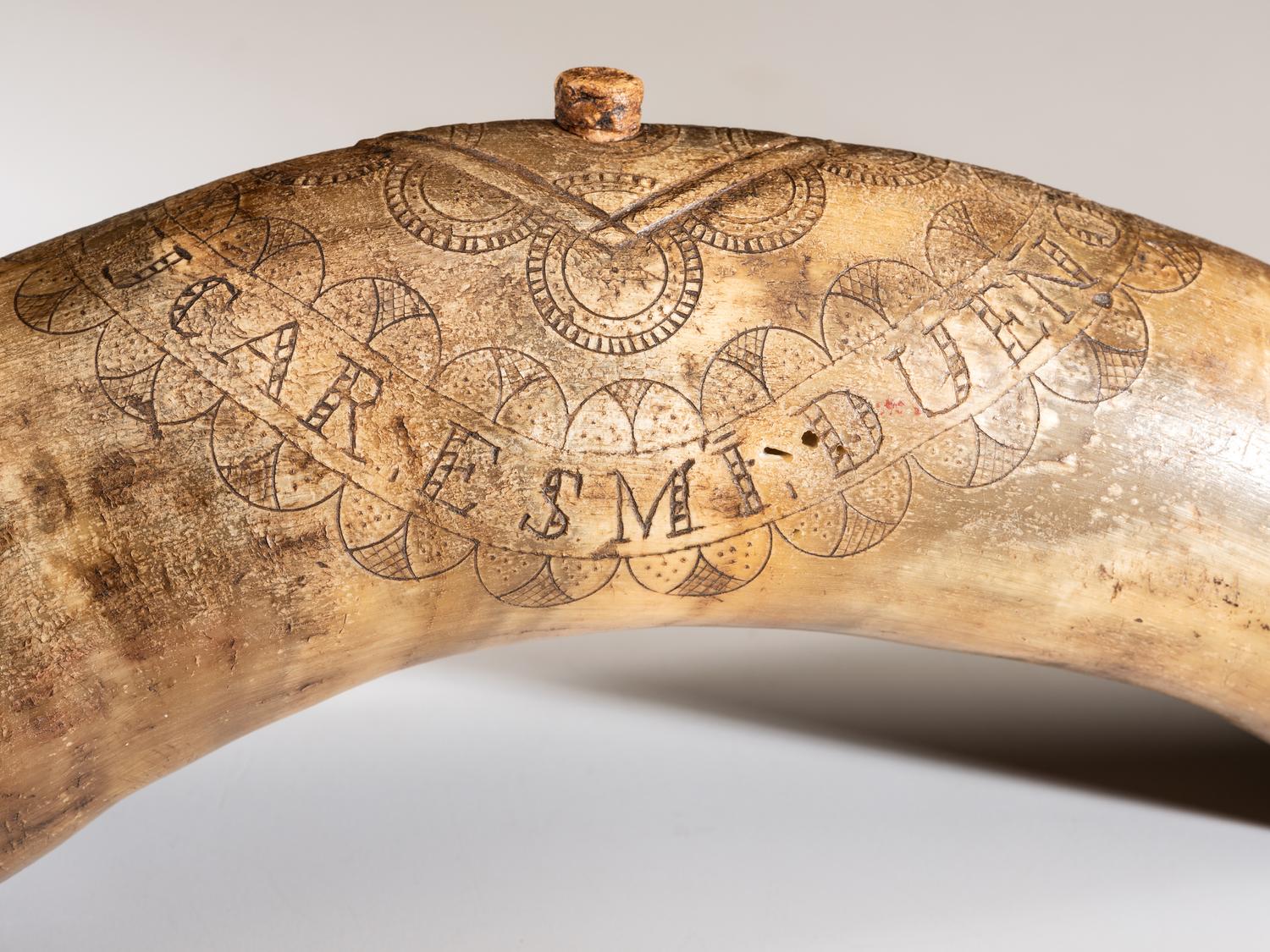 Early Spanish Colonial Milk Horn
