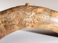 Early Spanish Colonial Milk Horn