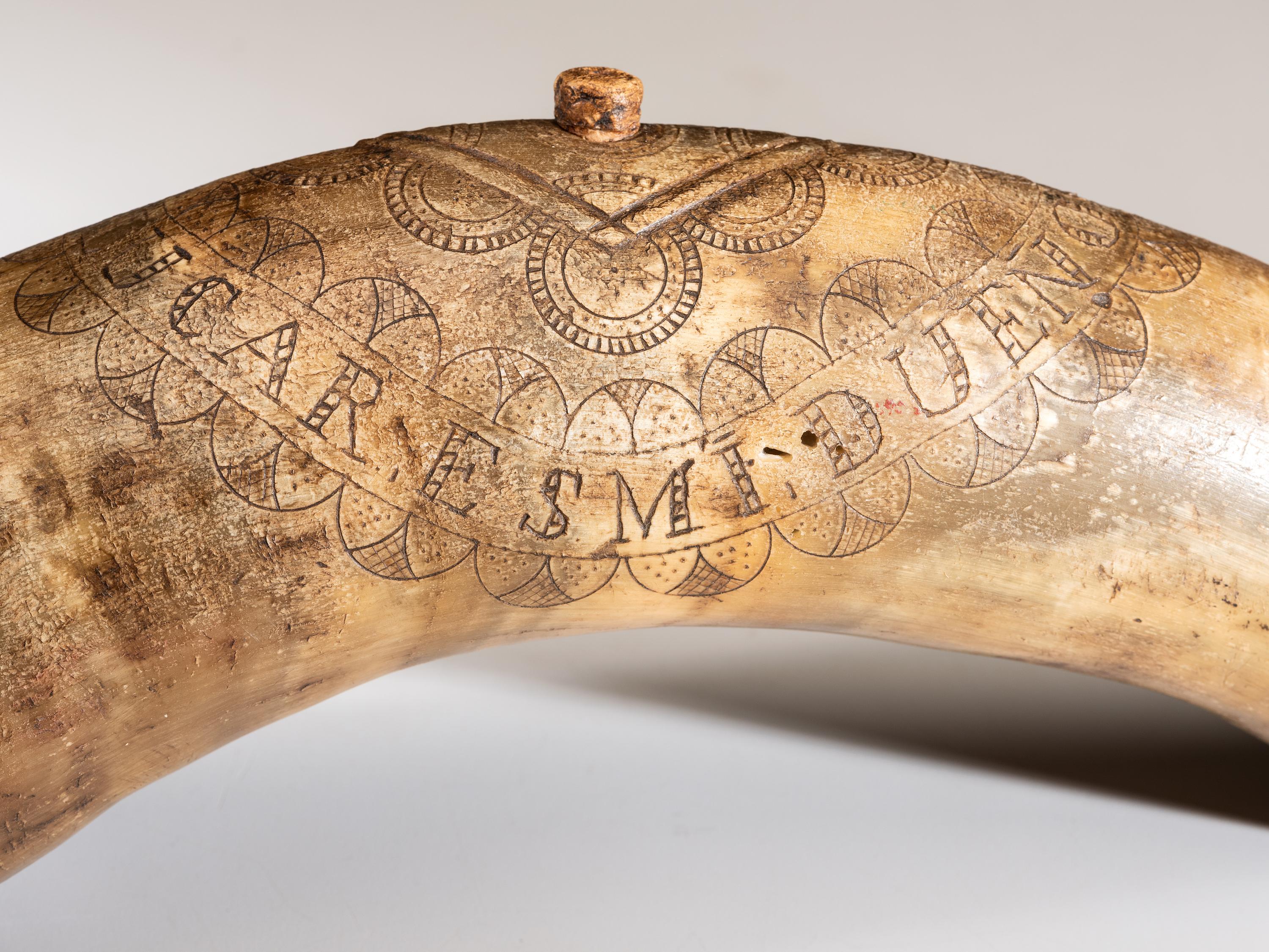 Early Spanish Colonial Milk Horn