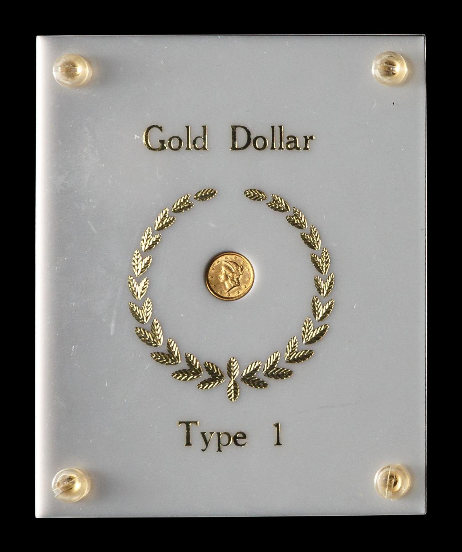 An 1851 Liberty Head: Type I $1 Gold Coin