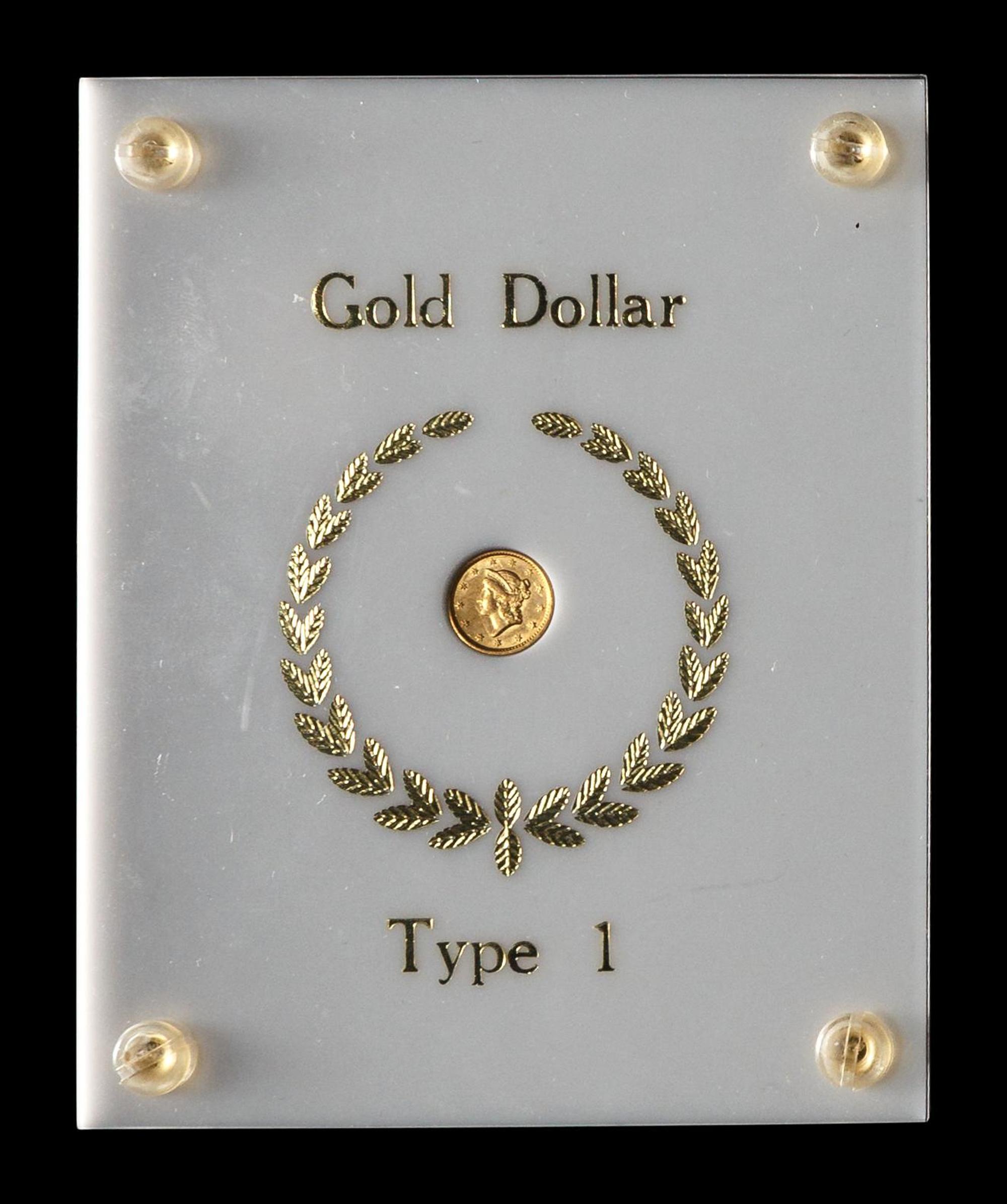 An 1851 Liberty Head: Type I $1 Gold Coin