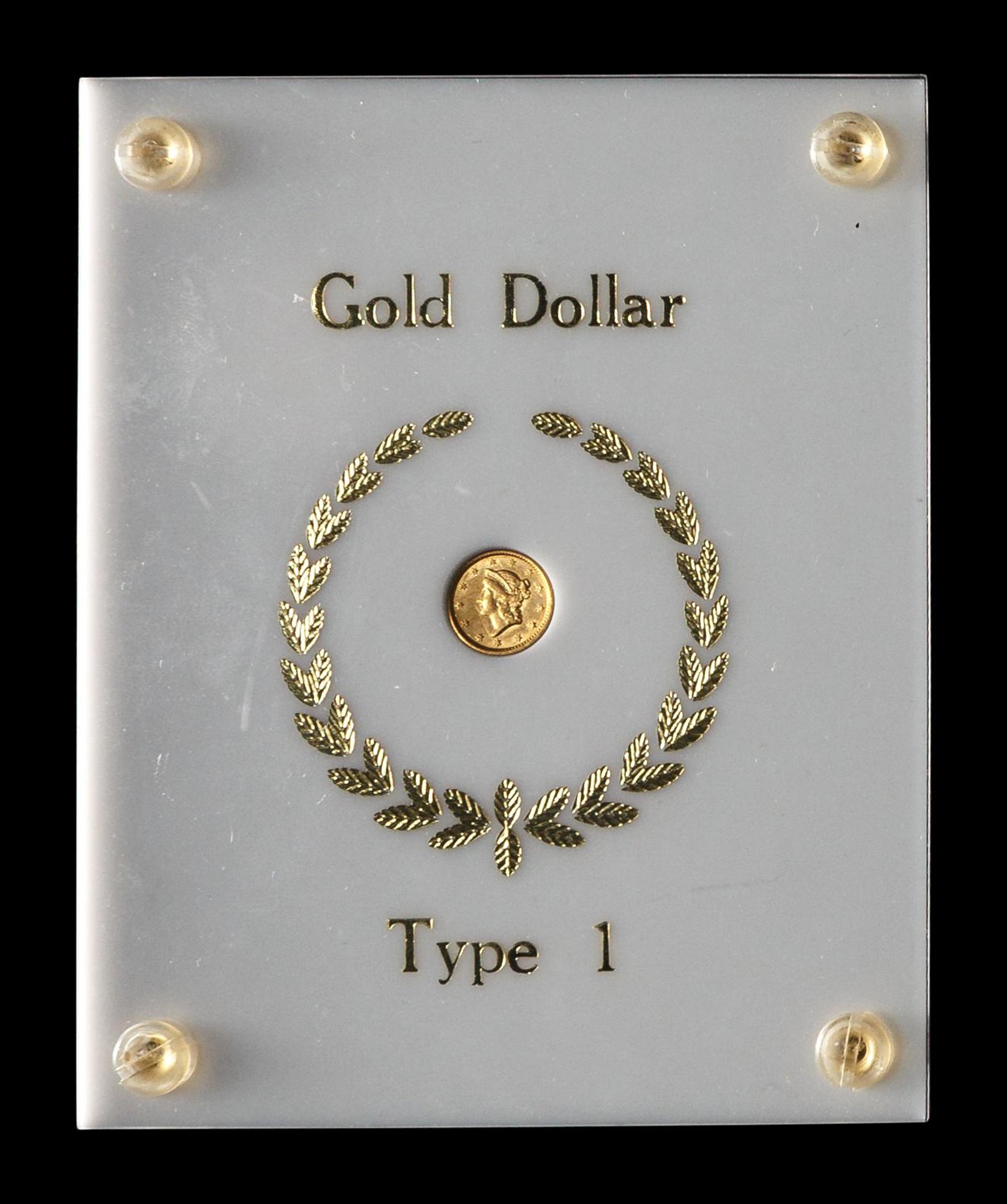 An 1851 Liberty Head: Type I $1 Gold Coin