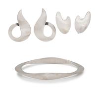 A Collection of Silver Jewelry,