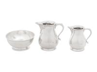Three English Silver Table Articles