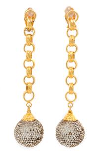 A Collection of Goldtone Drop Earclips,
