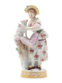A Meissen Porcelain Figural Group