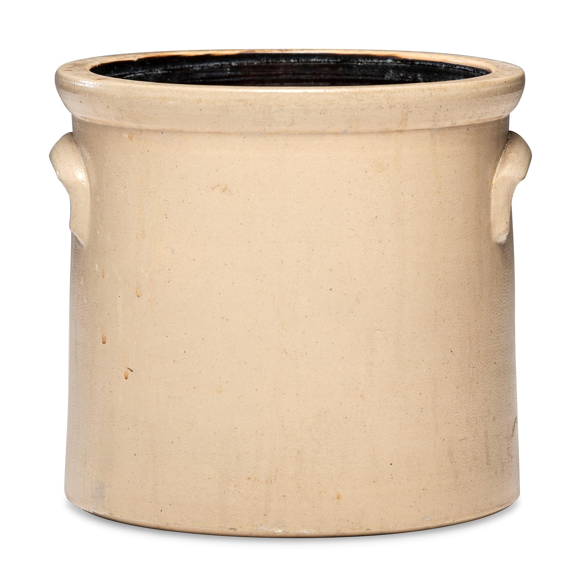 A White's Pottery Two-Gallon Stoneware Eagle Crock