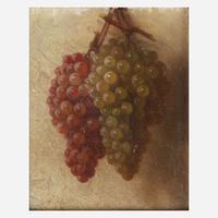 George Henry Hall (American, 1825-1913) Still Life with Hanging Grapes