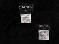 Chanel, Lightweight Black Tweed Pantsuit