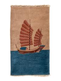A Chinese Art Deco Rug