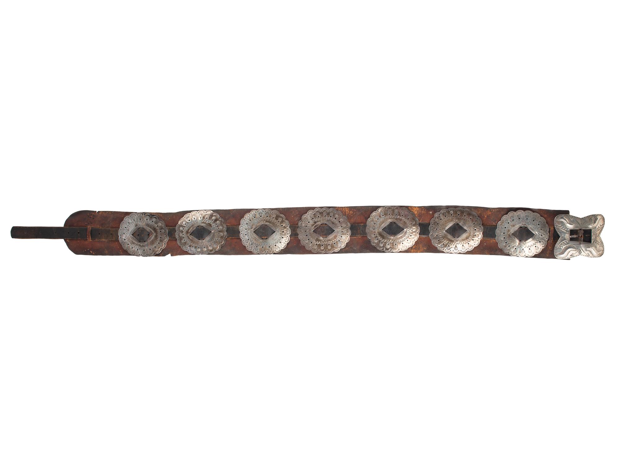 Heavily Stamped Concha Belt