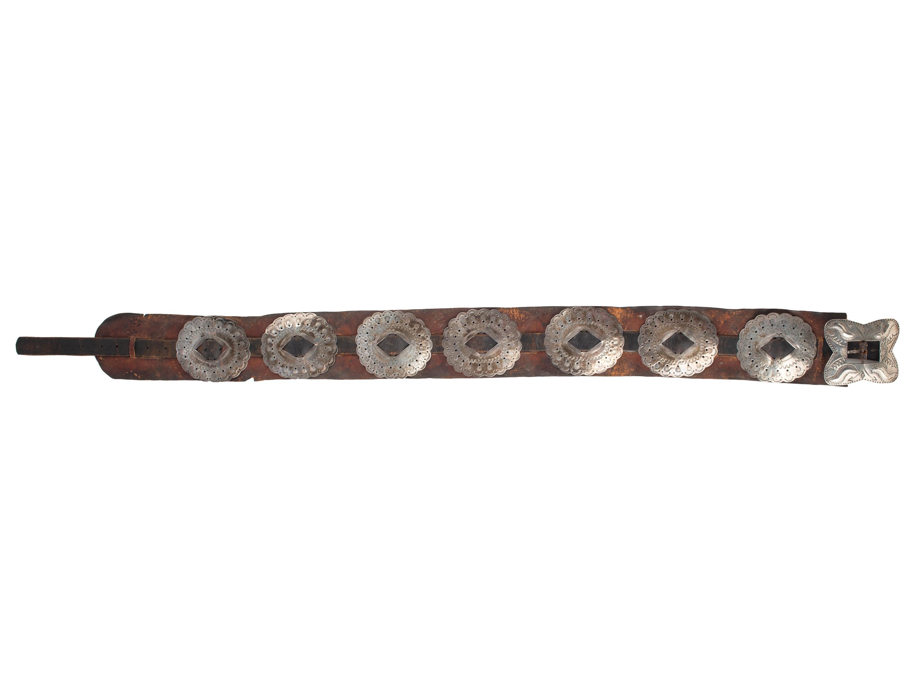 Heavily Stamped Concha Belt
