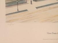 A group of 4 aquatint prints of Chicago by A. Ackermann and Son, Inc., comprising: