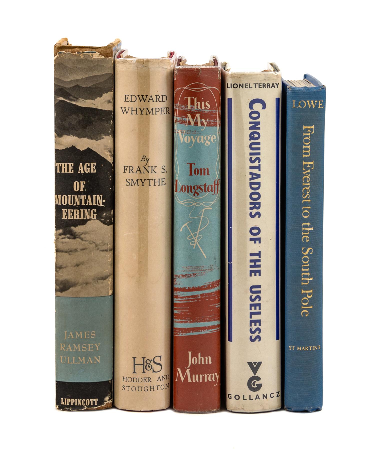 [MOUNTAINEERING]. A group of 19 works, including: