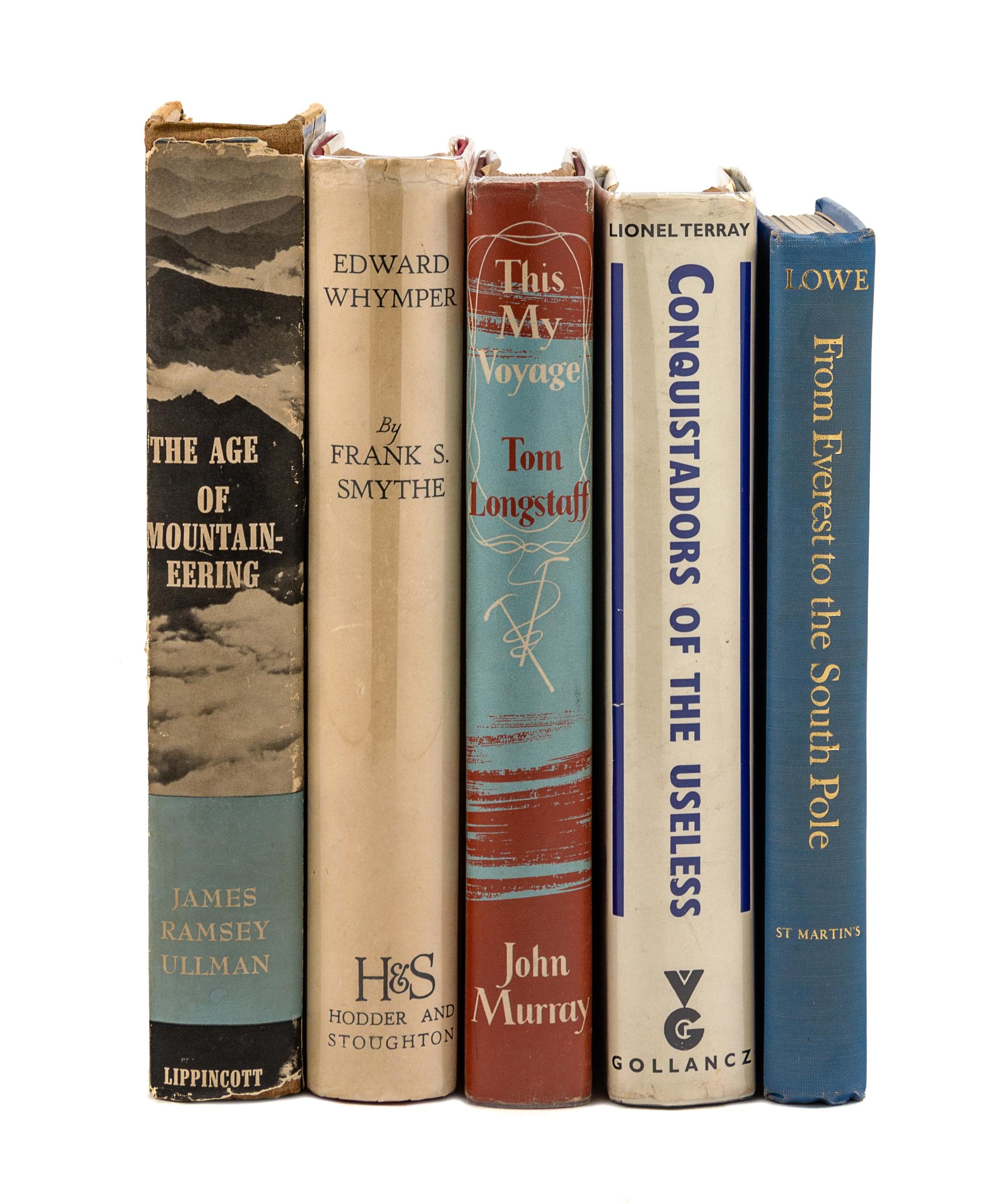 [MOUNTAINEERING]. A group of 19 works, including: