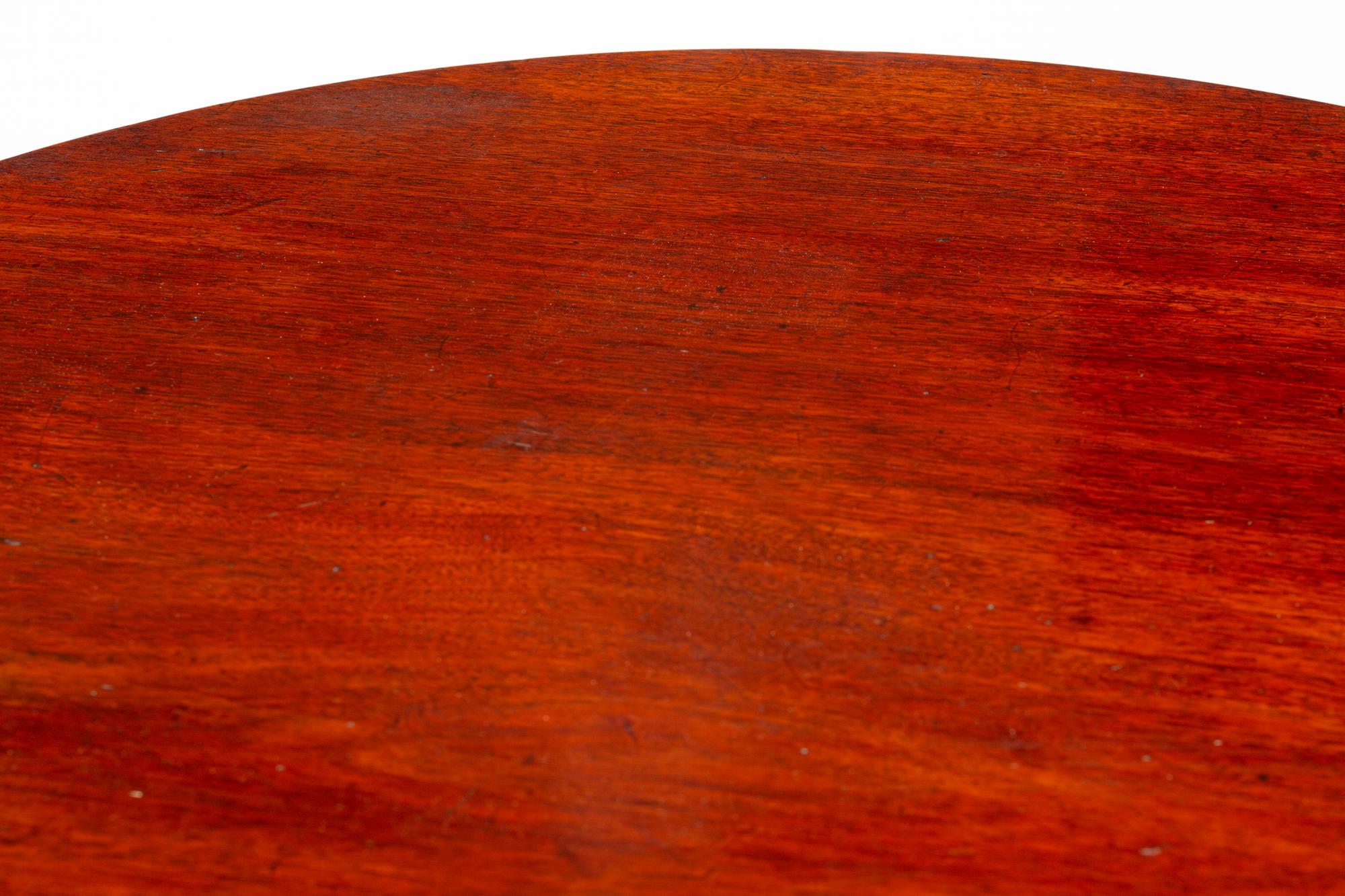 A George III Style Mahogany Tilt-Top Tea Table