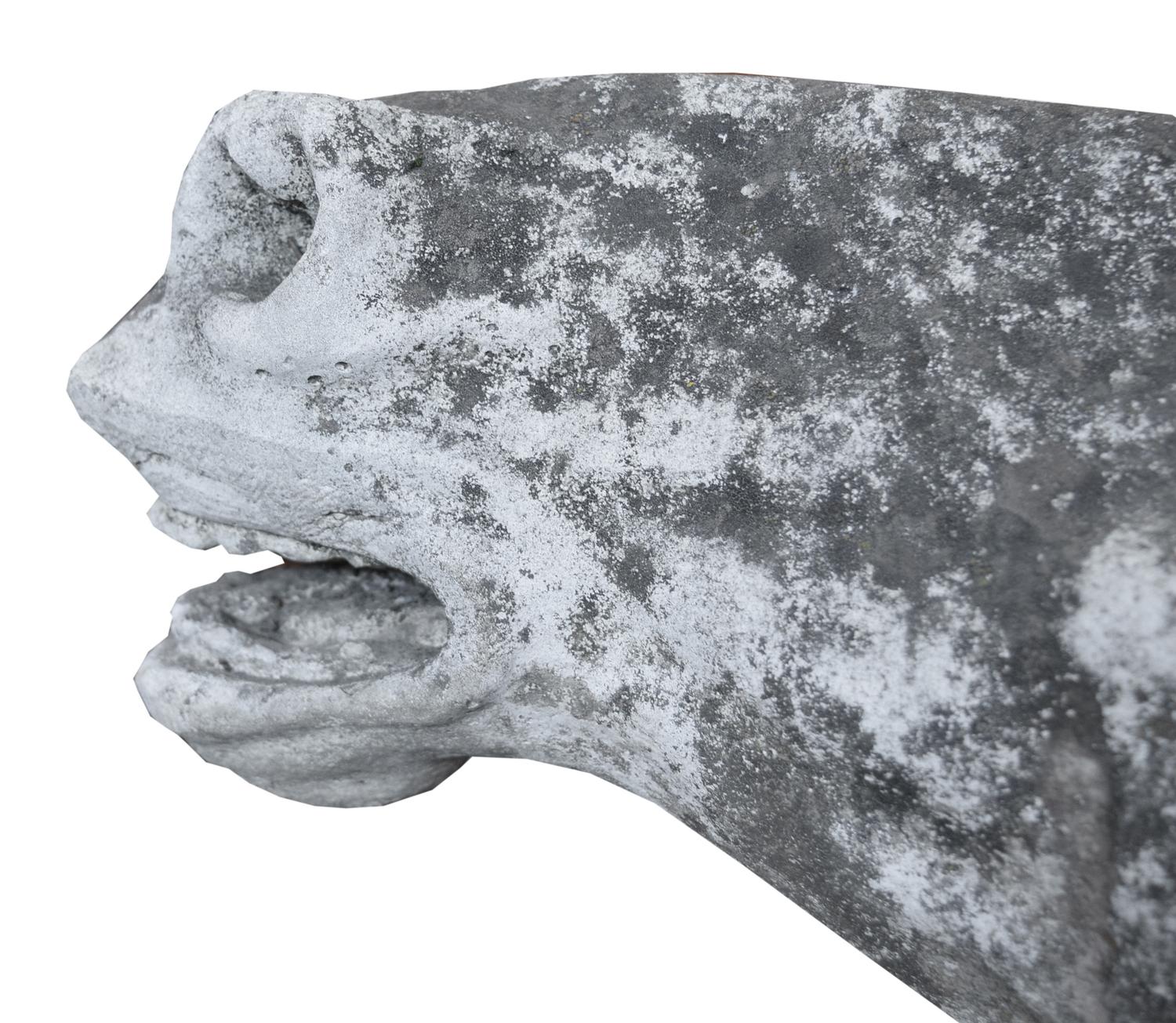 A Cast Stone Horse Head 15.5" W x 8" D x 17" H — Italy, 20th Century