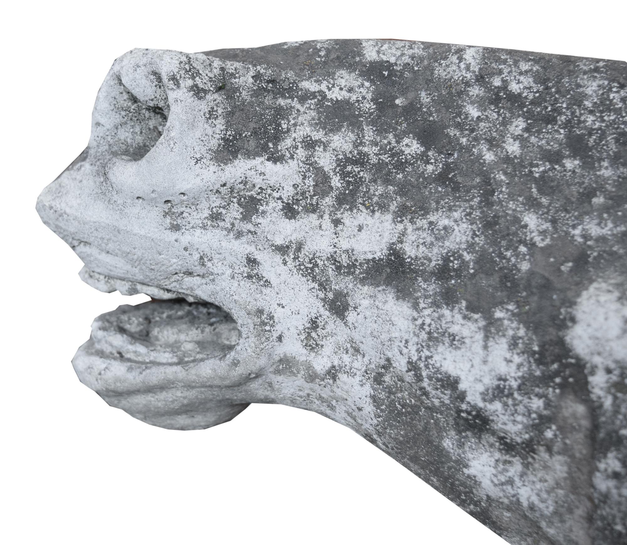 A Cast Stone Horse Head 15.5" W x 8" D x 17" H — Italy, 20th Century