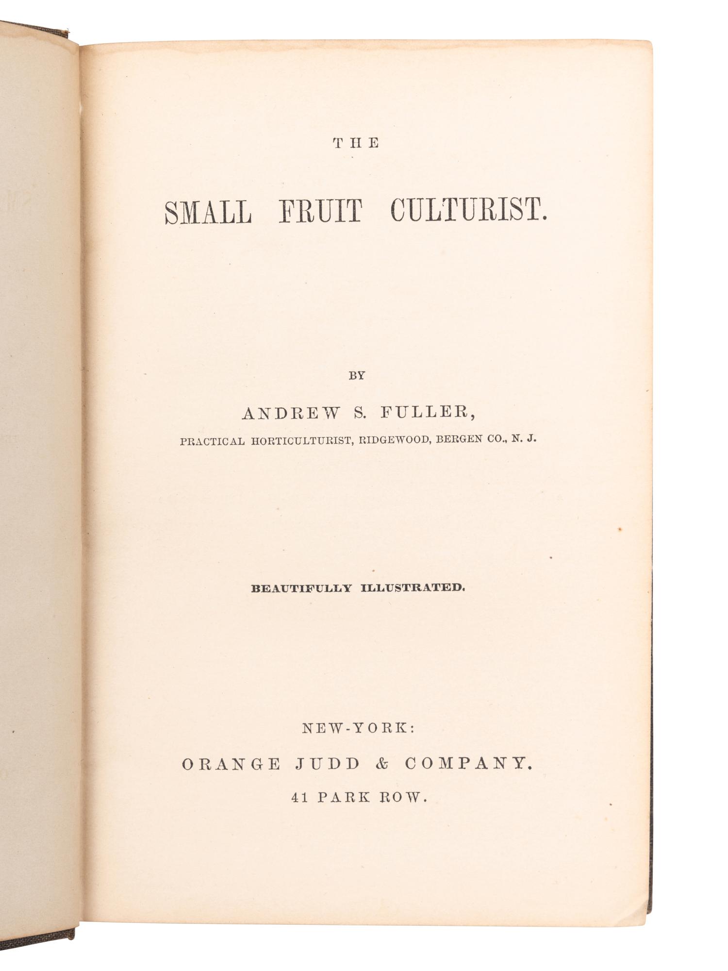 [FRUIT TREES]. A group of 4 works, comprising: