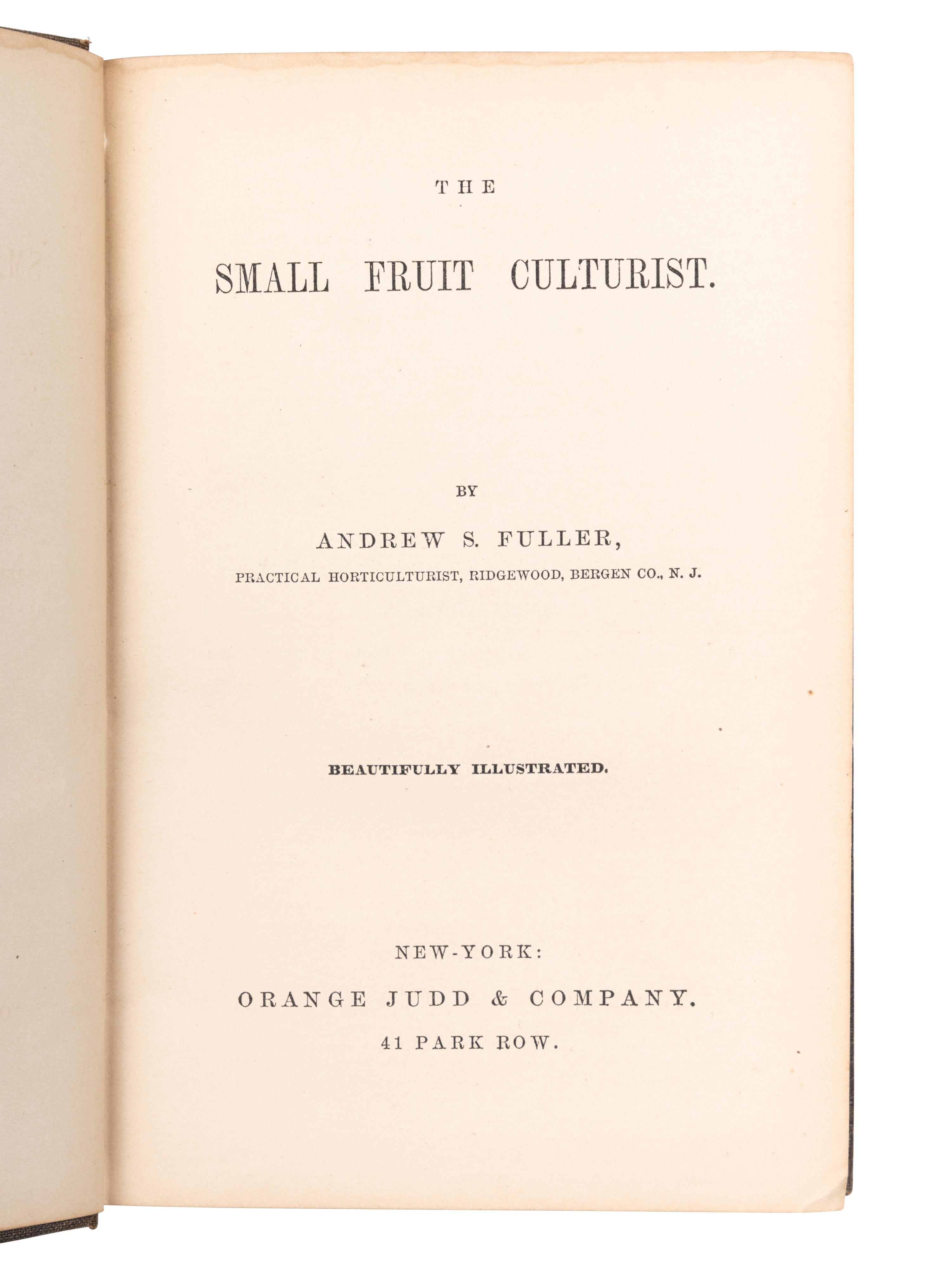 [FRUIT TREES]. A group of 4 works, comprising: