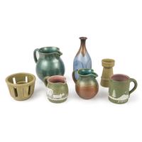 Eight Pieces of Southern Art Pottery