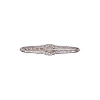 ART DECO, DIAMOND BROOCH