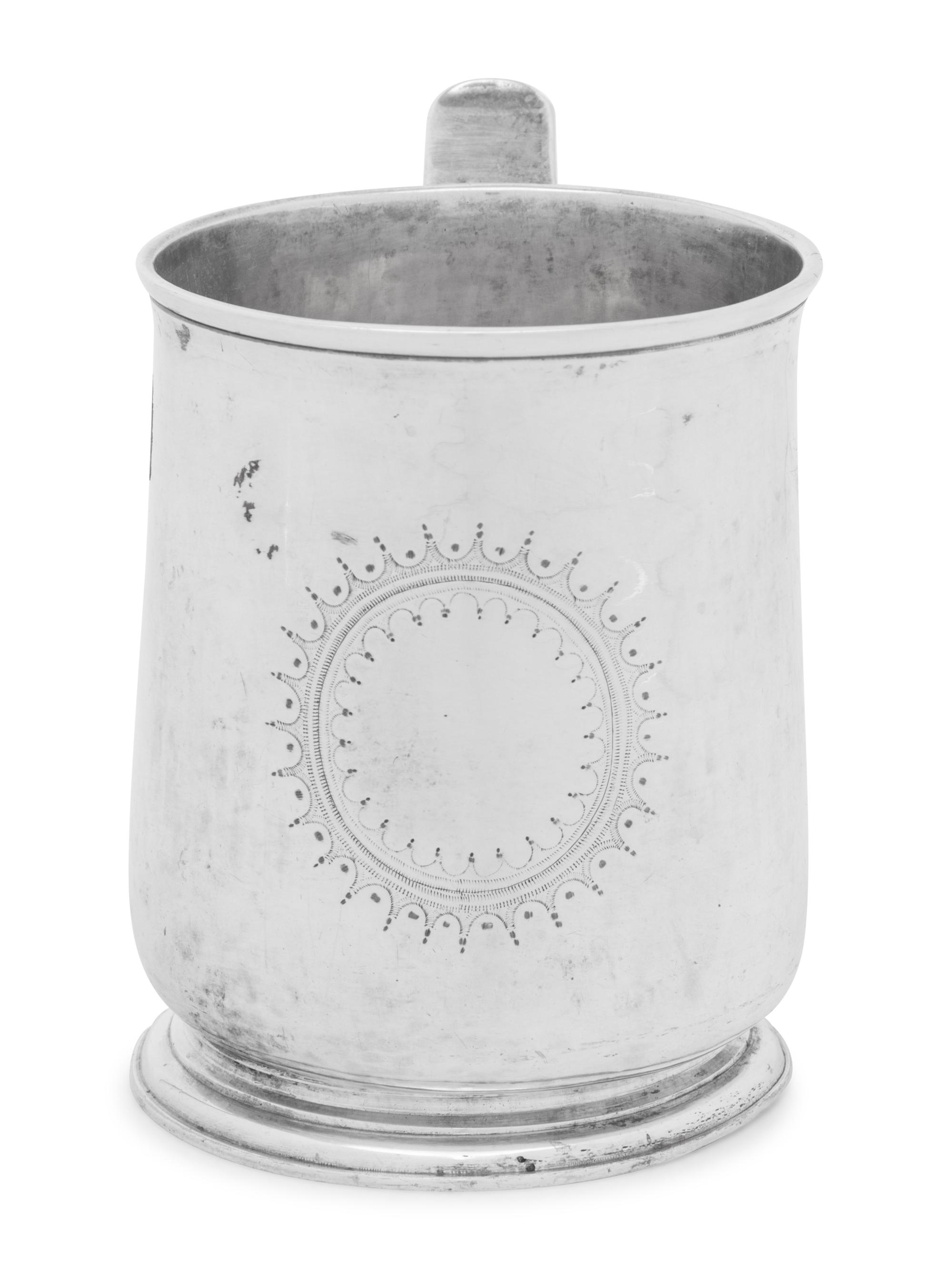 A George II Silver Cann
