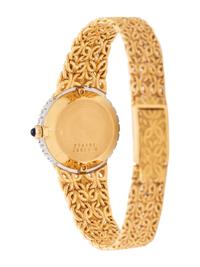 BAUME & MERCIER, 18K YELLOW GOLD AND DIAMOND WRISTWATCH