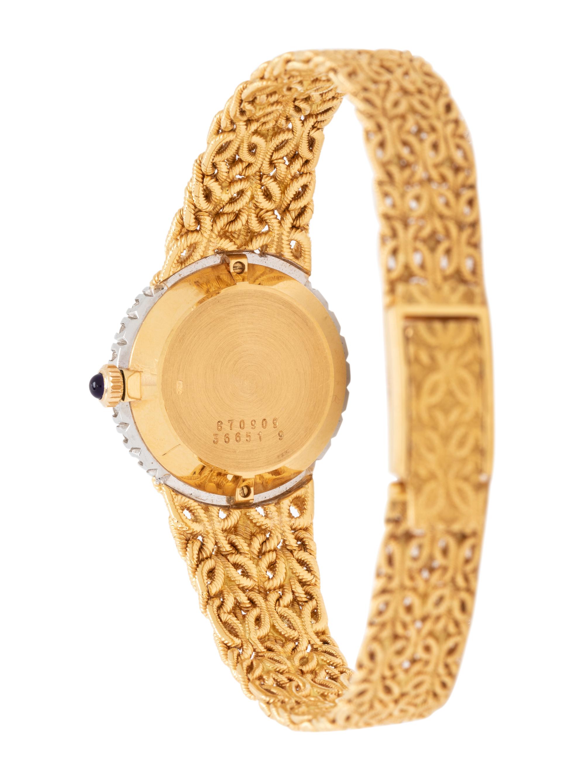 BAUME & MERCIER, 18K YELLOW GOLD AND DIAMOND WRISTWATCH