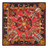 Hermès 140cm Cashmere & Silk Shawl, Kermit Oliver