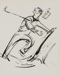 60 works: Unused Sketches for 'How to Keep Your Temper on the Golf Course' by Tommy Bolt, 1969