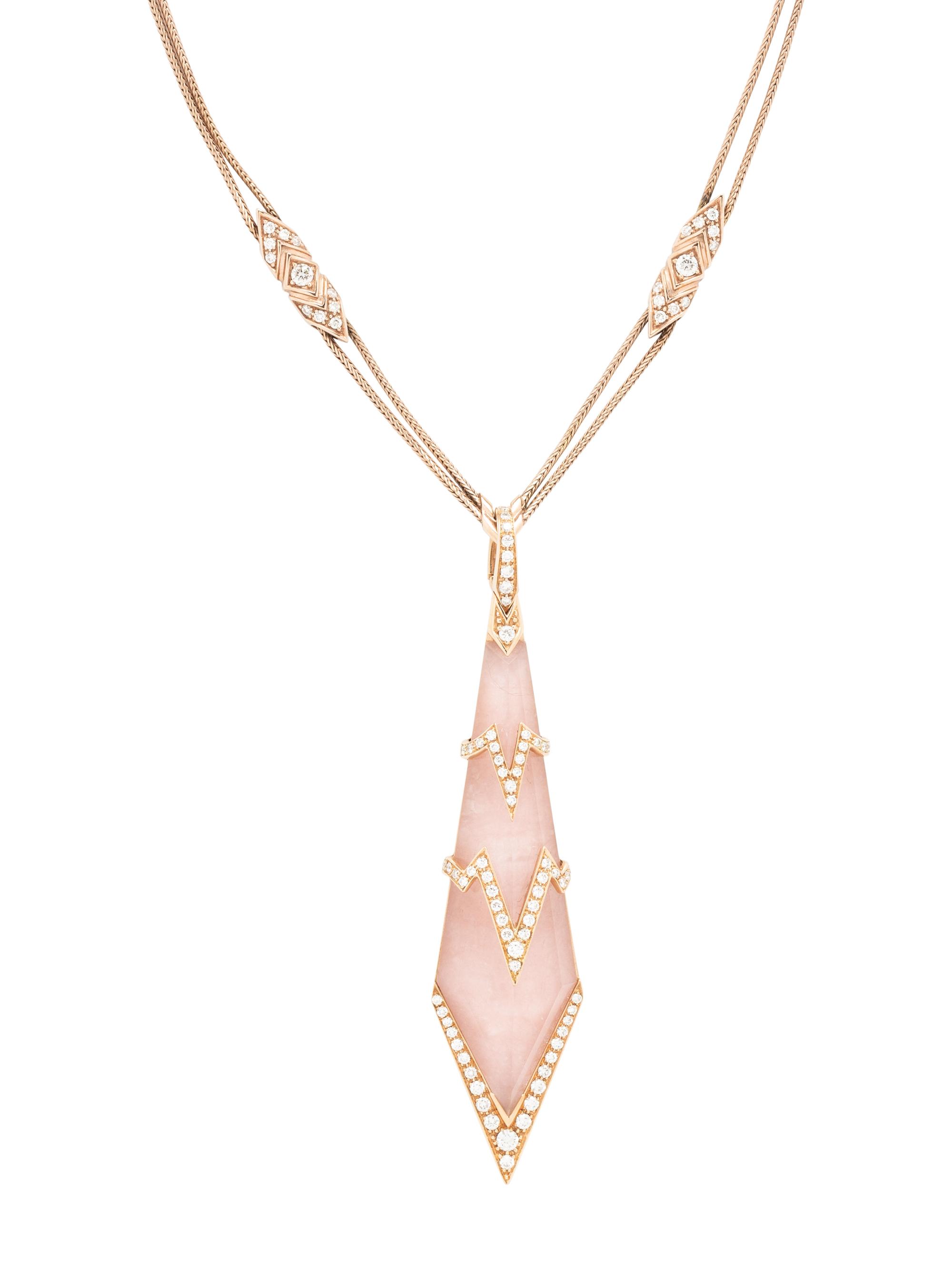 STEPHEN WEBSTER, QUARTZ AND DIAMOND 'CRYSTAL HAZE' NECKLACE