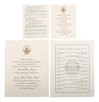 REAGAN, Ronald (1911-2004). Five signed items, most as Governor of California, plus.