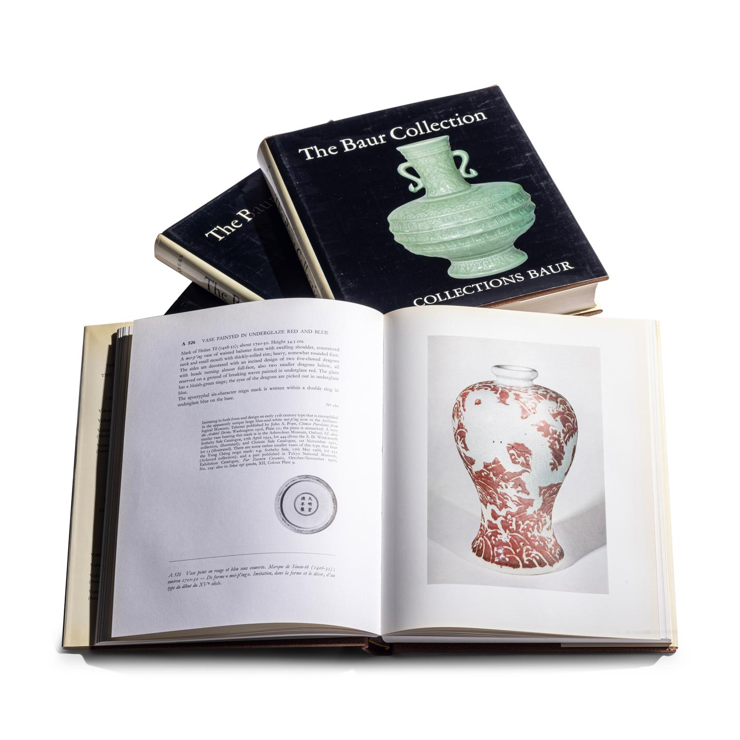 [THE BAUR COLLECTION] AYERS, John, et al. Chinese Ceramics I-IV. Geneva: Collections Baur, 1968-1974.